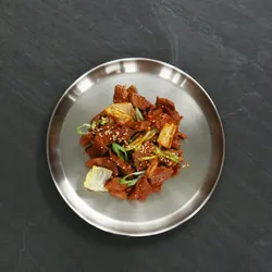 Spicy Pork and Charred Cabbage