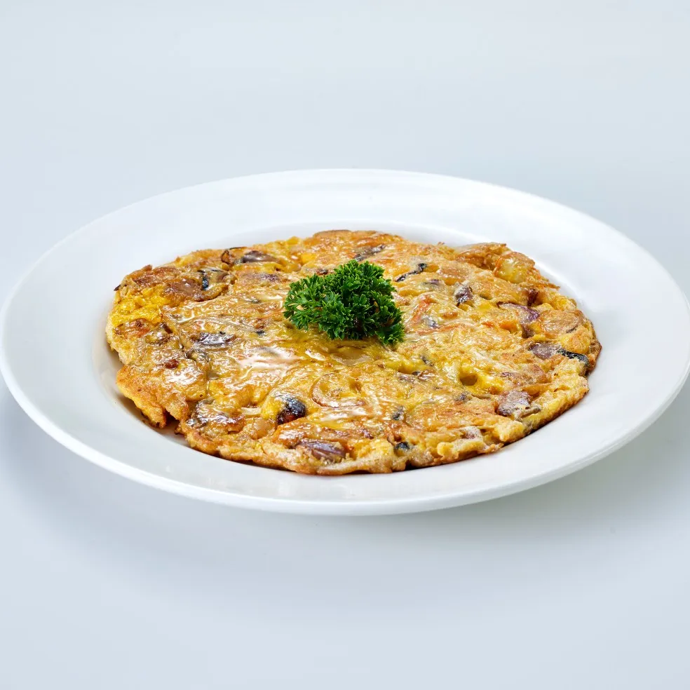 Omelette with Preserved Vegetable