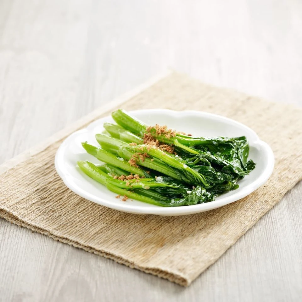 Stir-fried Cai Xin with Garlic
