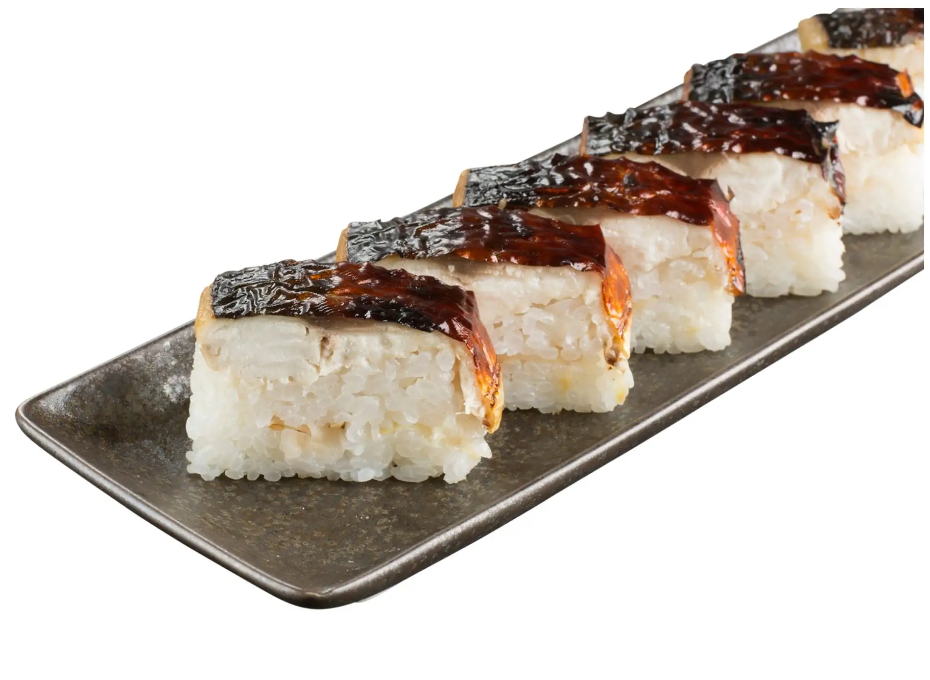 D28 Broiled Fatty Mackerel Oshisushi