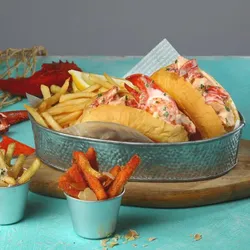 Live Lobster Roll with Cajun Fries *Top Selling
