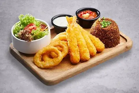 Breaded Prawns & Calamari Rings