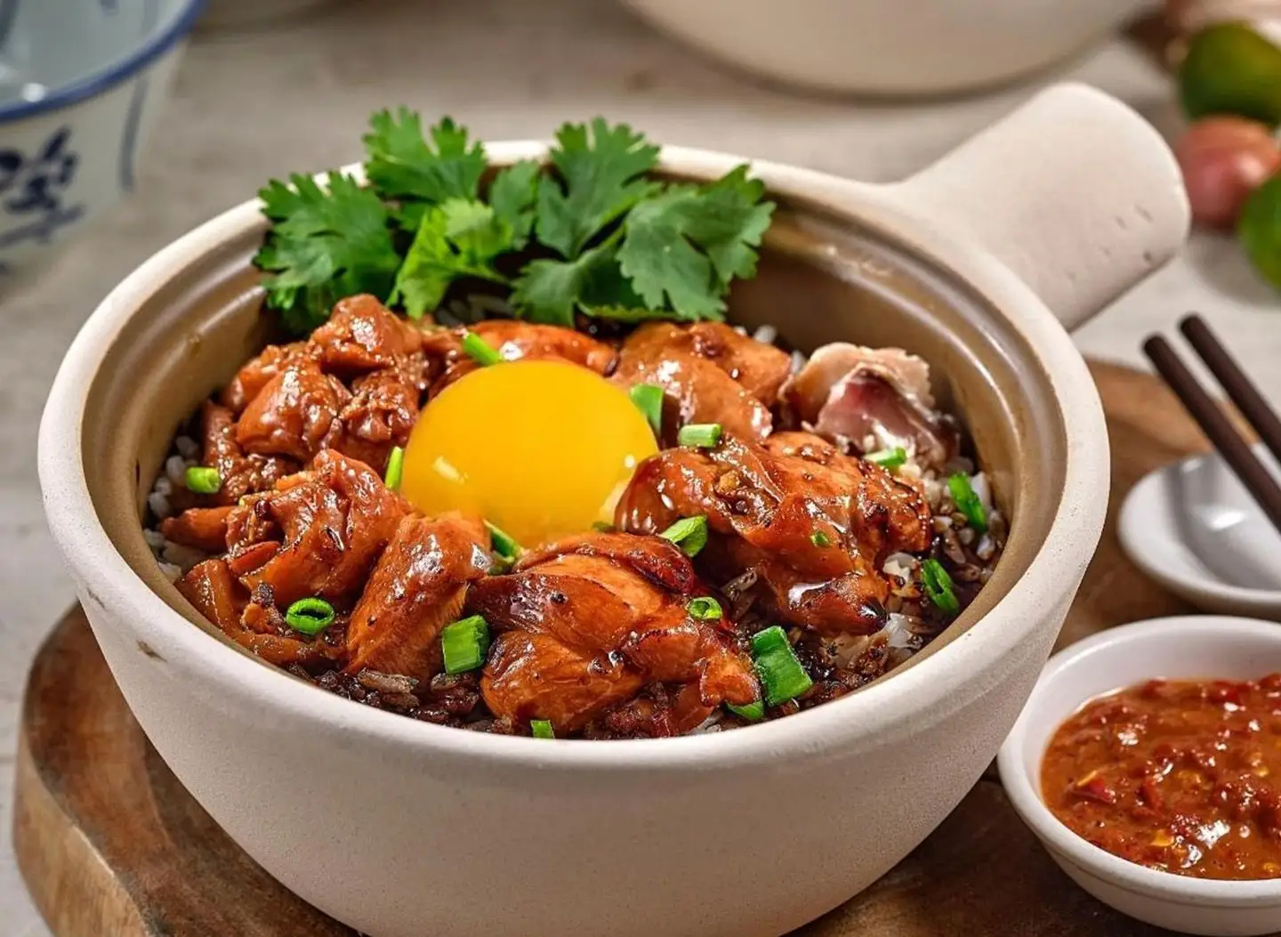 Claypot Rice Poached