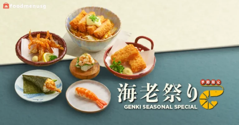 Genki Sushi Menu Prices & Locations Singapore July 2024