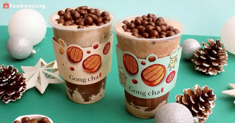 Gong Cha Menu Prices & Locations Singapore July 2024