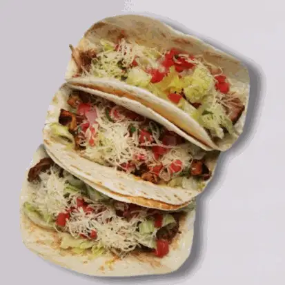 3 Soft Tacos