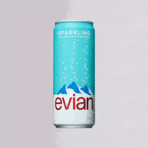 Evian Sparkling Water