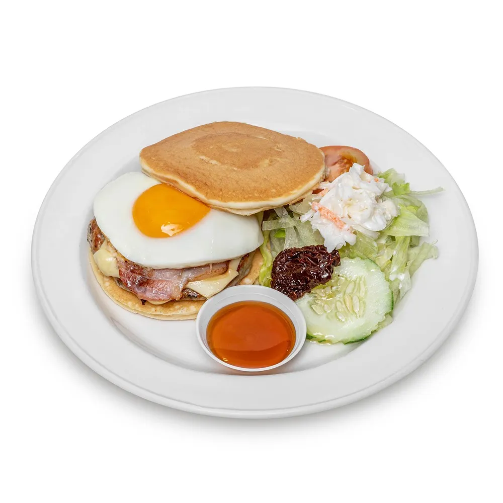 Breakfast Pancake Burger