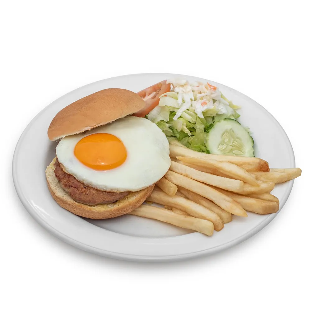 Chicken Superburger with Egg