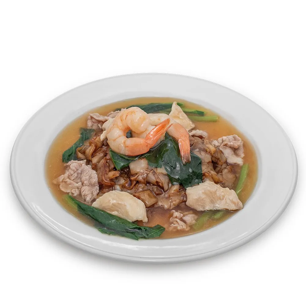 Hor Fun with Pork, Prawn and Fish