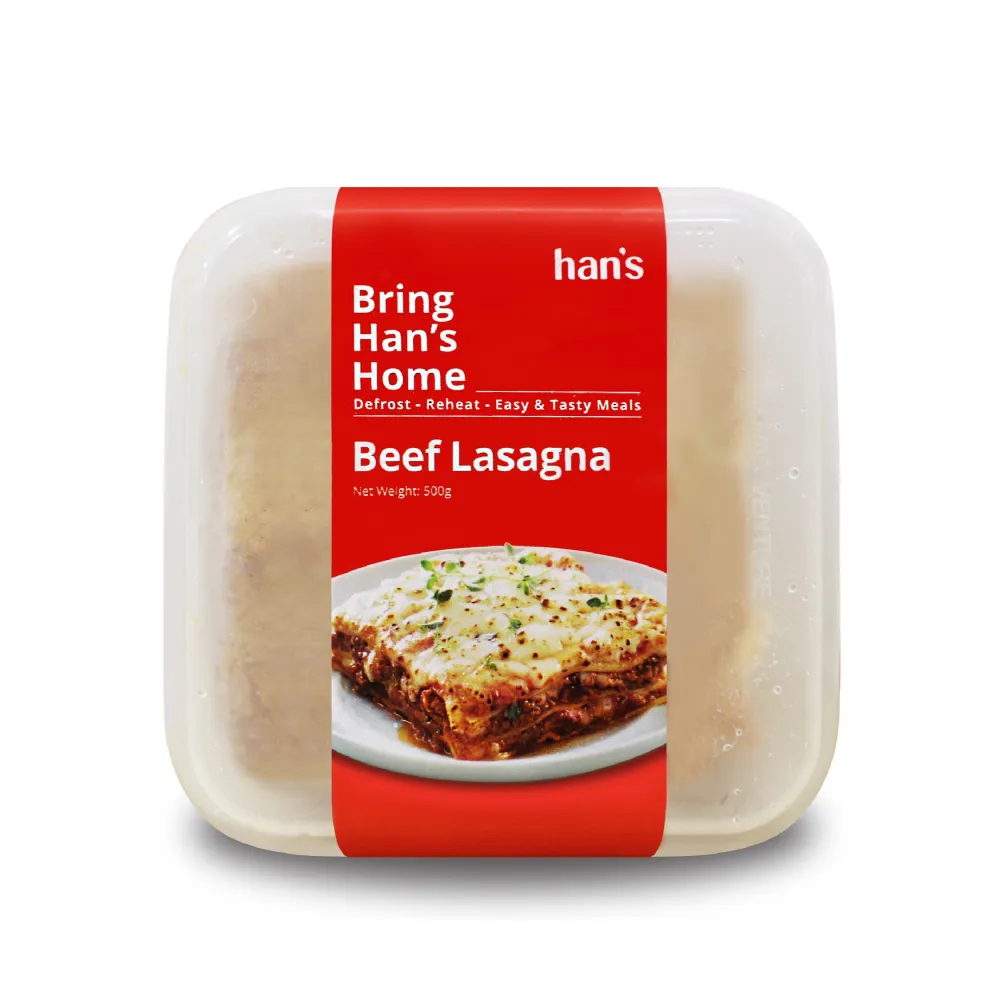 Ready-to-Heat Beef Lasagna (Frozen)