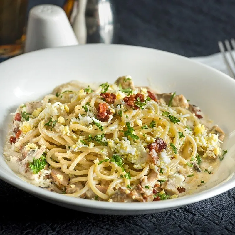 Bacon & Mushroom Carbonara