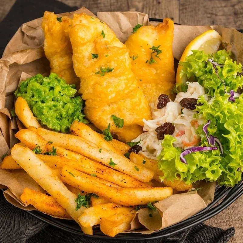 Beer Battered Fish & Chips