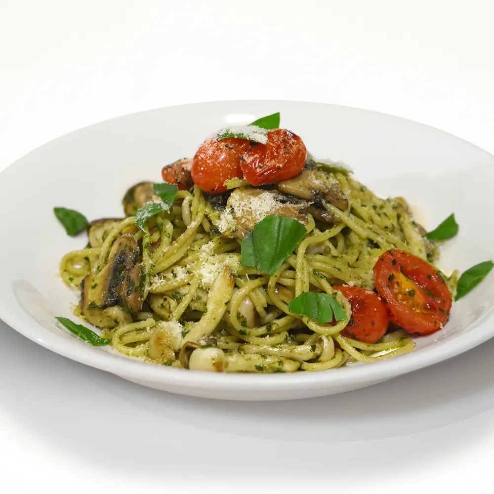 Pesto Mushroom Pasta