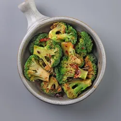Mala Broccoli with Crushed Peanuts