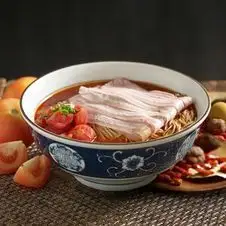 B7 Nagano Pork Belly With Mala Tomato Broth Noodle