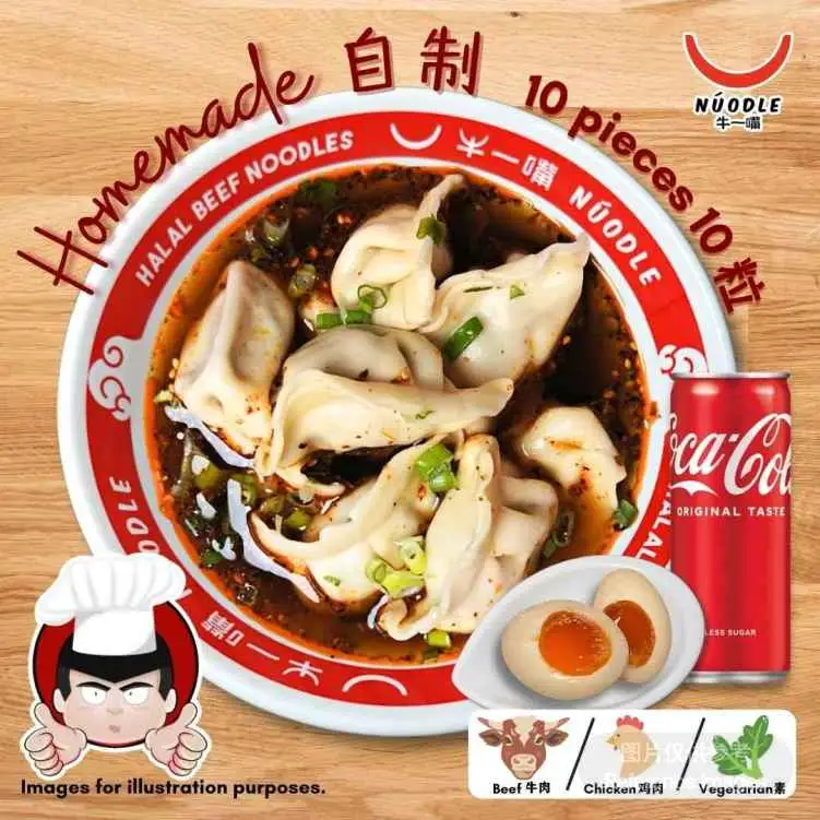 Sour Soup Handmade Dumpling Set Meal (10pcs)