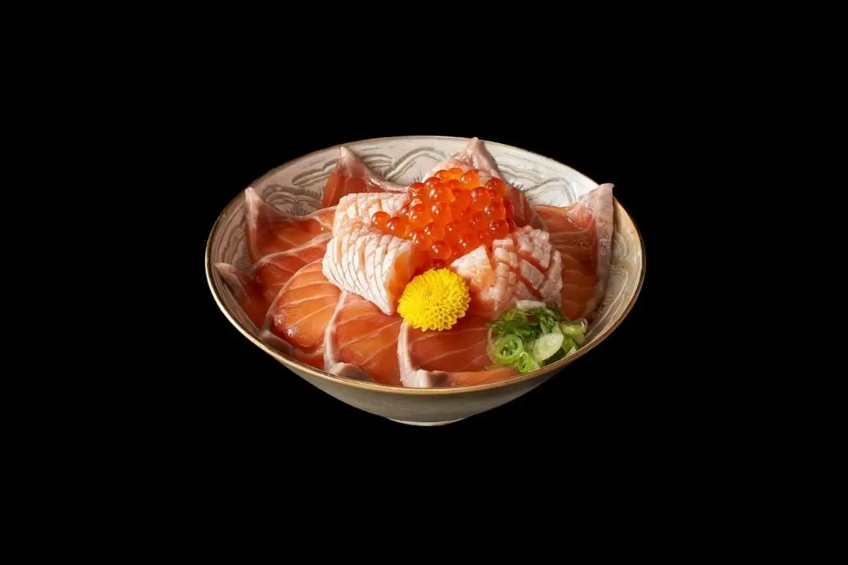 Salmon Sashimi Katto Don