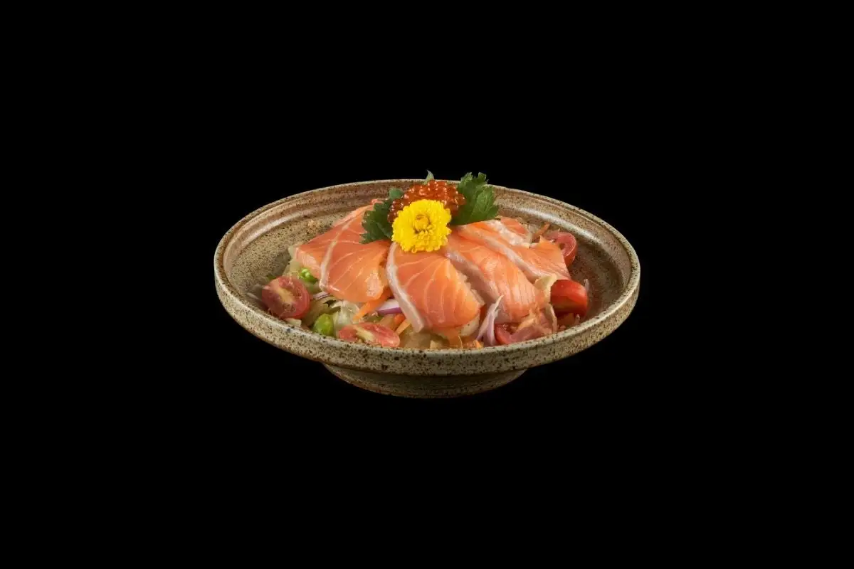 Salmon Sashimi Salad