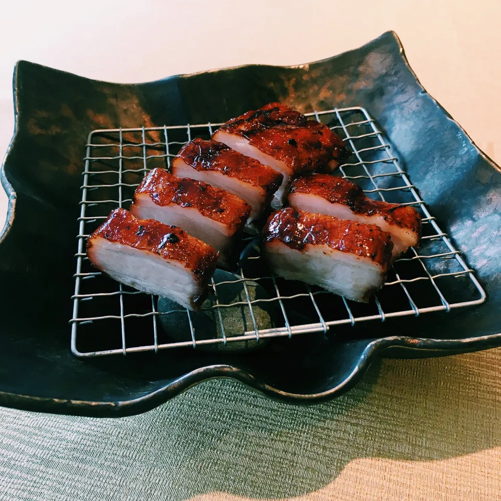 Applewood Smoked Jamón ibérico Pork Char Siew