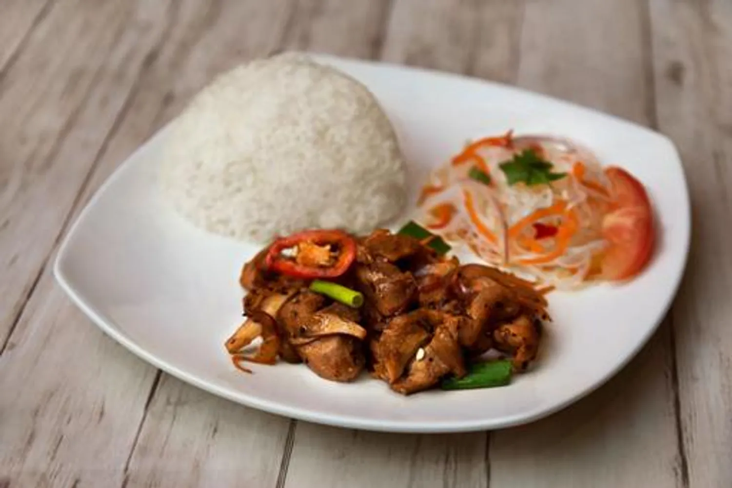 G1 Thai Garlic Black Pepper Chicken with Rice