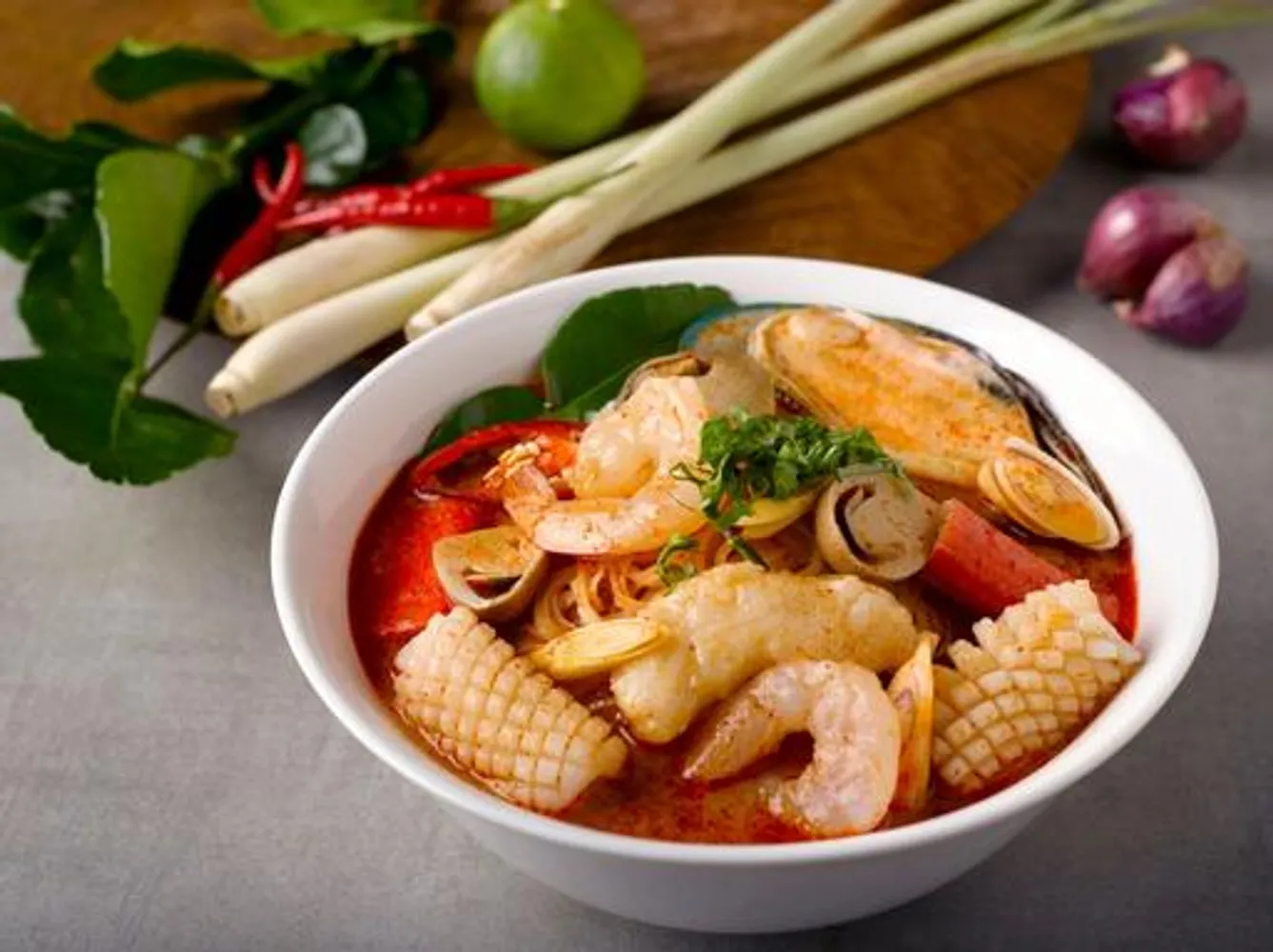 T1 Tom Yum Seafood Caribbean