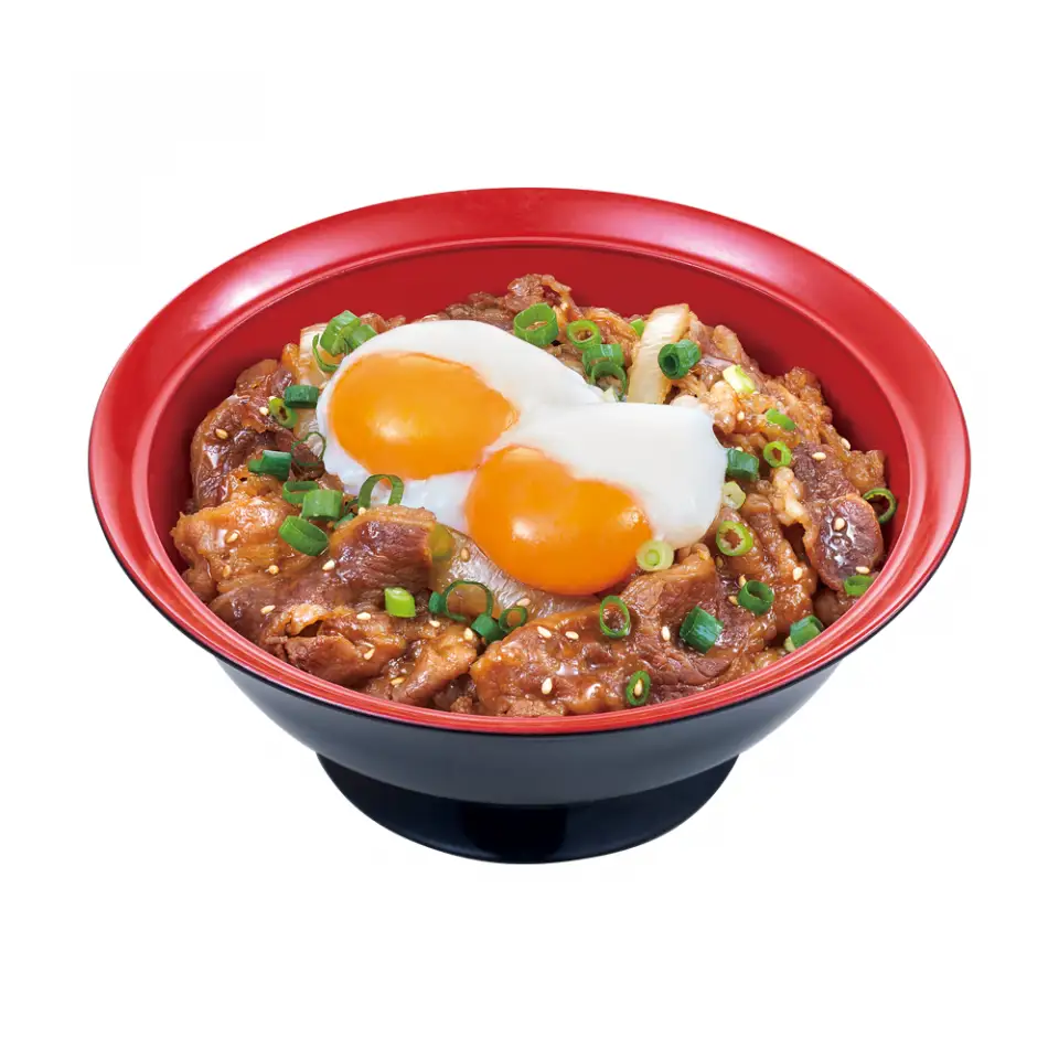 Double Half Boiled Egg Beef Yakiniku Bowl