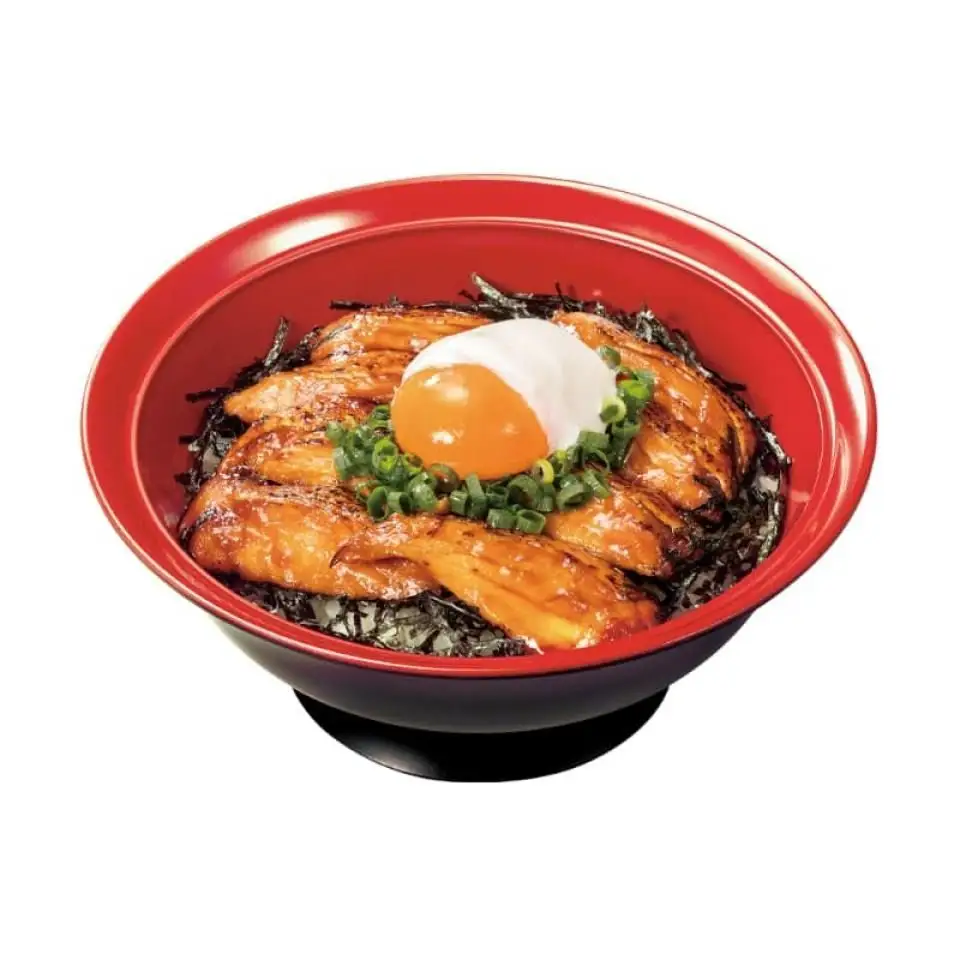Half Boiled Egg Teriyaki Salmon Bowl