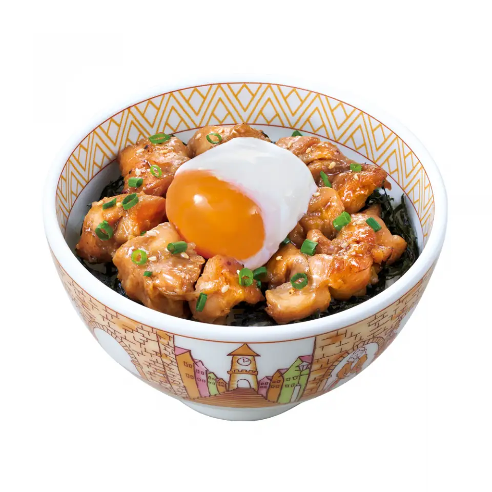 Half Boiled Egg Yakitori Bowl