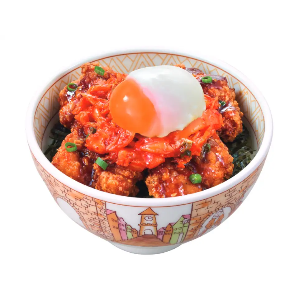 Kimchi Chicken Karaage Bowl