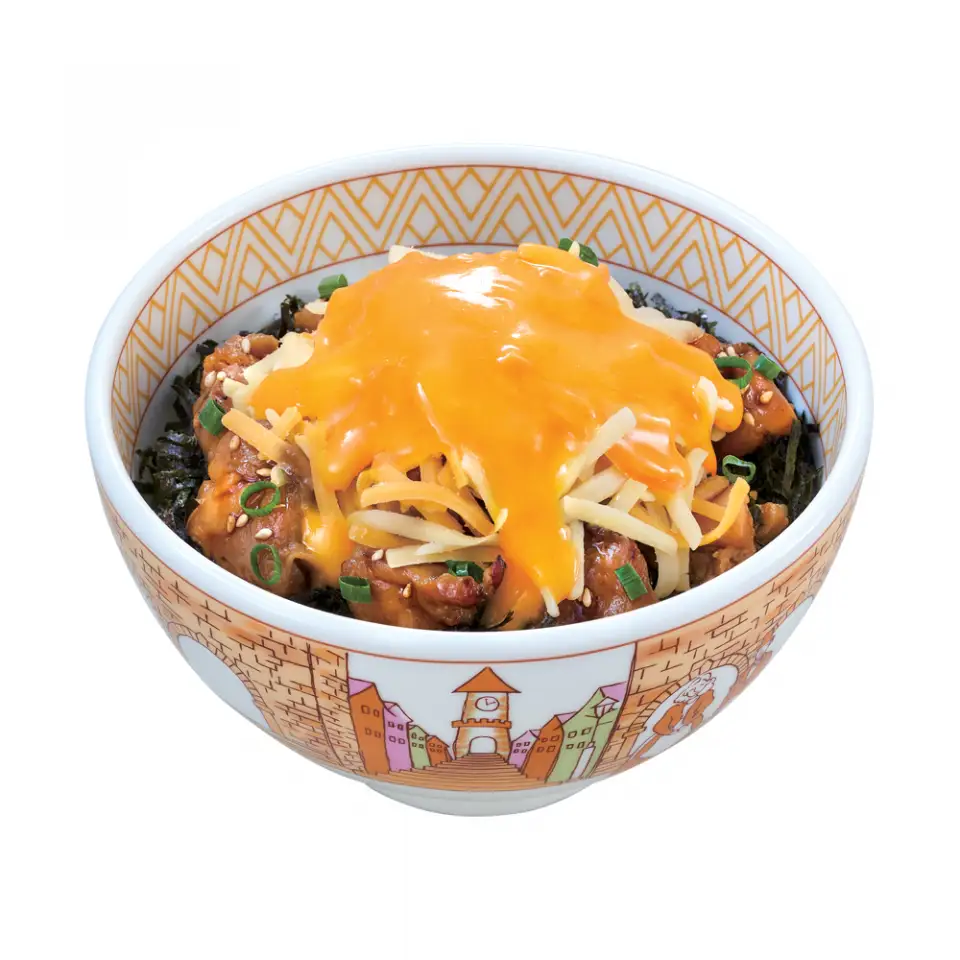 Melted Cheese Yakitori Bowl