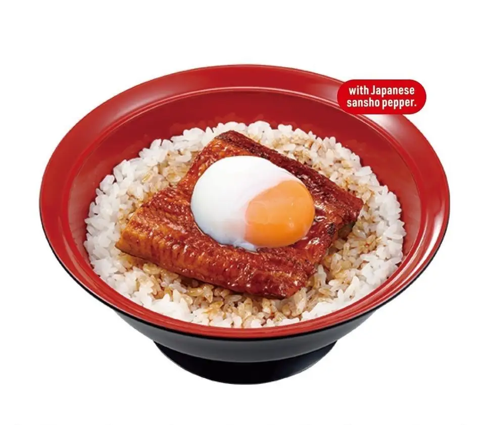 Unagi Bowl with Half Boiled Egg