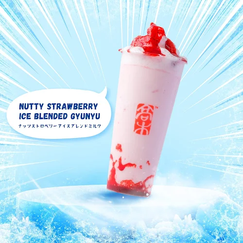 Nutty Strawberry Ice Blended Gyunyu