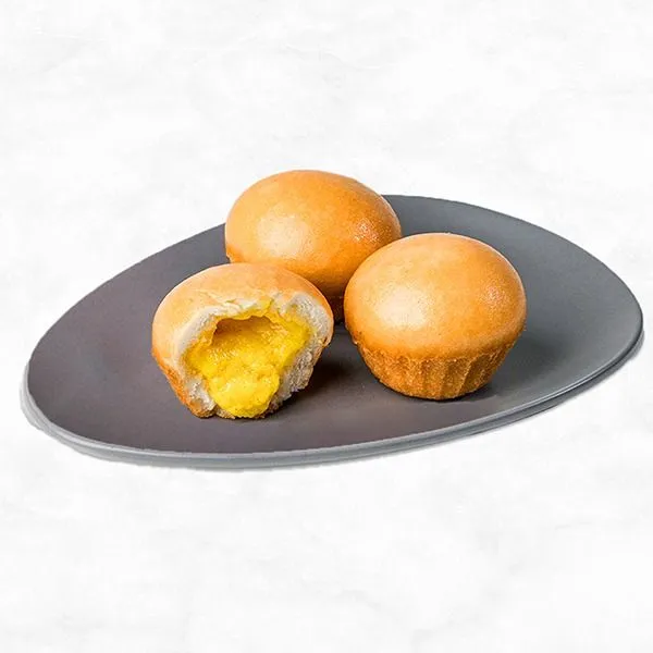 Fried Golden Lava Salted Egg Buns (3pcs)