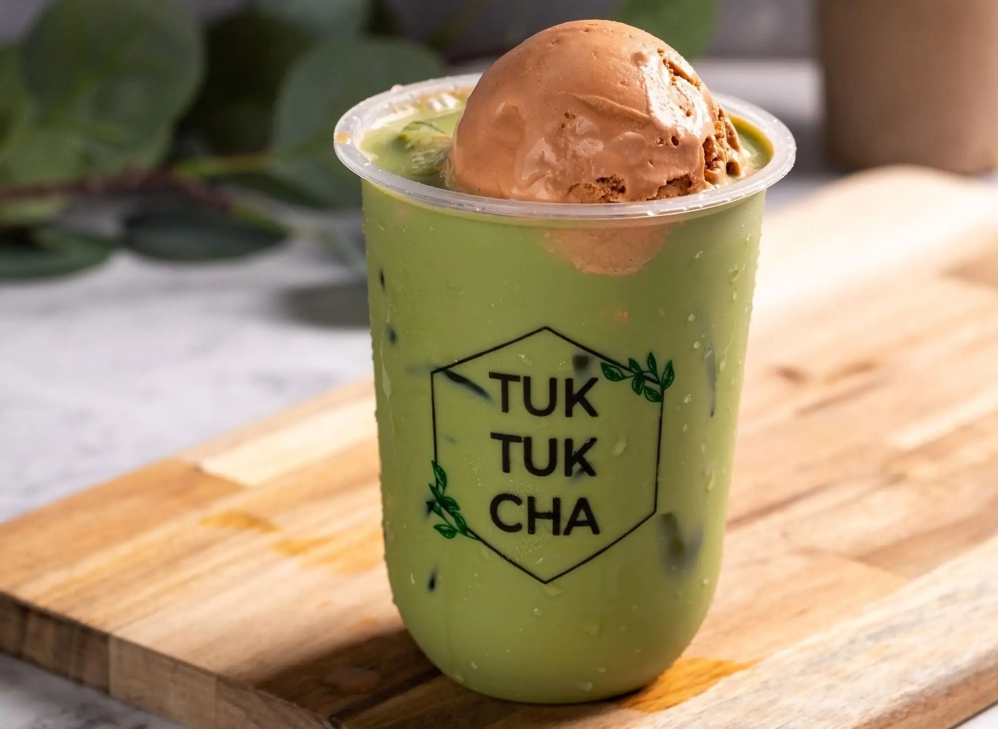 Thai Green Milk Tea Float