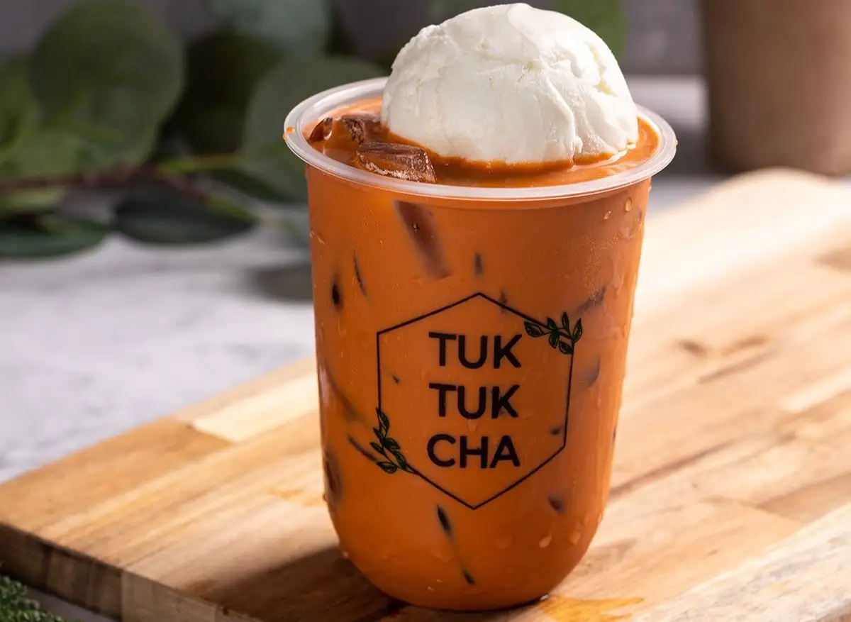 Thai Milk Tea Float