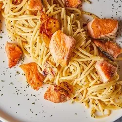 Salmon Aglio