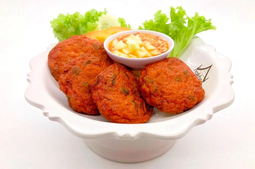 Homemade Thai fish cake