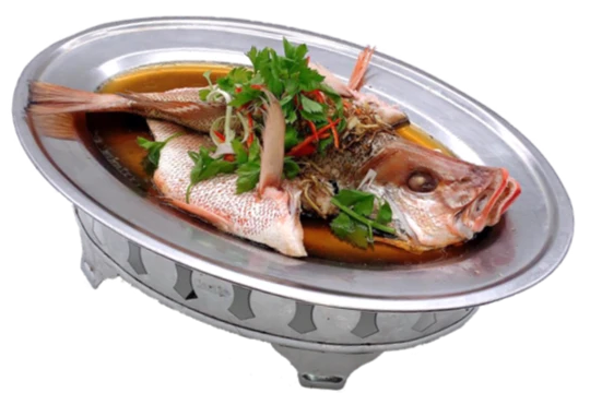 Soy sauce steamed fish