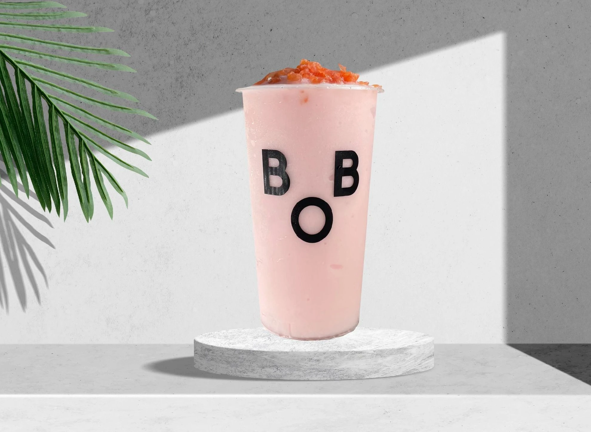 Pink Grapefruit Coconut Frappe