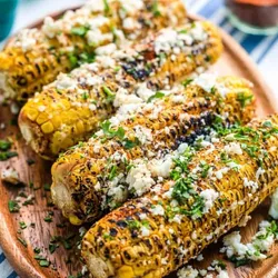 Elotes - Mexican Grilled Sweet Corn