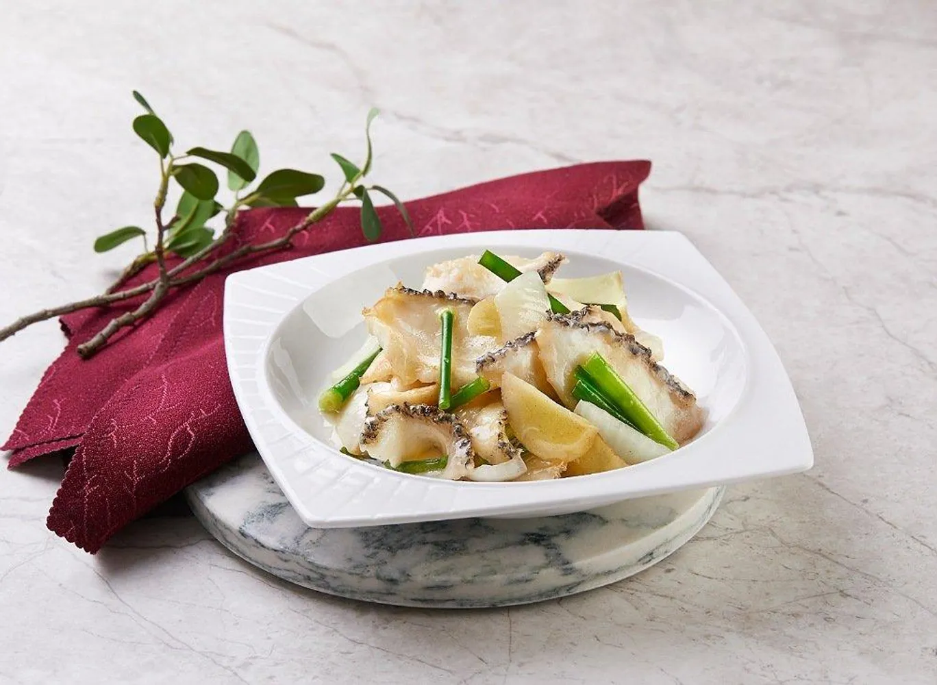 Sliced Fish with Ginger & Spring Onion