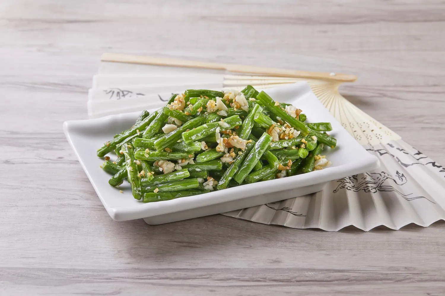 Stir Fried French Bean with Minced Meat