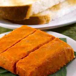 Hainan Toasted Bread with Steamed Otak-otak