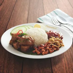 Nasi Lemak Classic with Beef Rendang