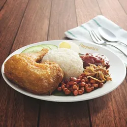 Nasi Lemak Classic with Fried Chicken