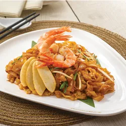 Penang Char Kway Teow with Big Prawns