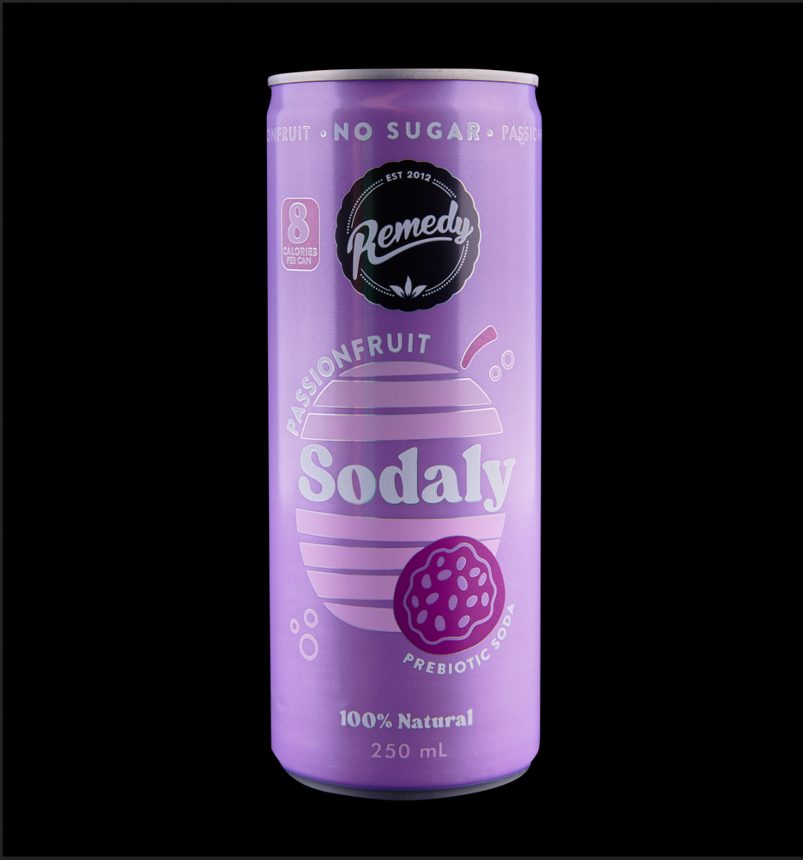 SODALY FLAVORED SODA (PASSIONFRUIT)