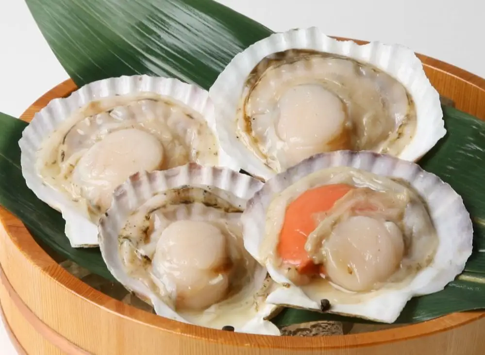 Half Shelled Scallops