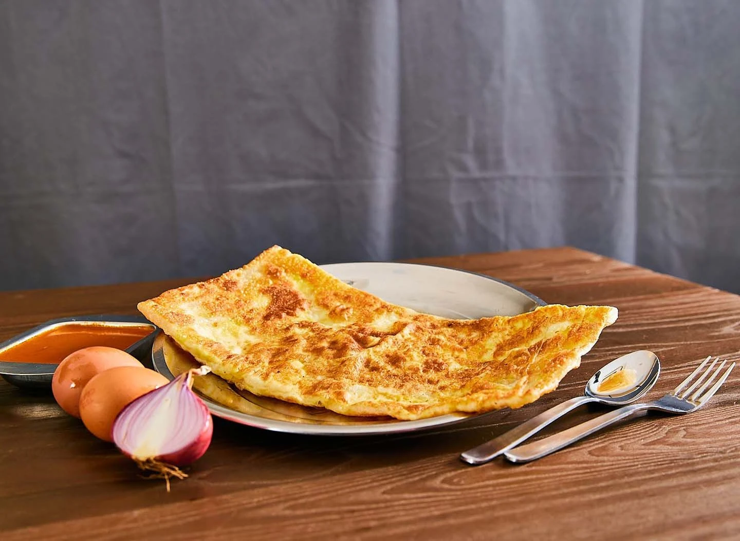 Double Egg Onion Prata